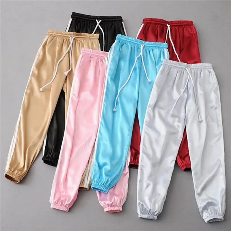 

Wholesale Polyester Smooth Feel Tapered Sweat women Joggers Pants