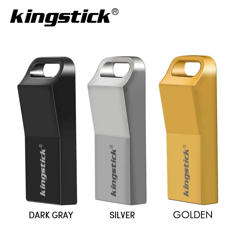 

memory stick 4gb 64gb usb 2.0 metal usb flash drive 32gb 16gb 8gb real capacity flash disk, Silver/golden