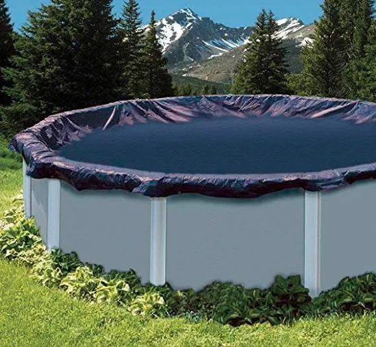 

round pool winter cover for 18' pool, Black