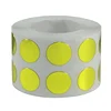 Factory Price Metallic Gold Color Coding Labels Round Shiny Circle Dots Adhesive Stickers