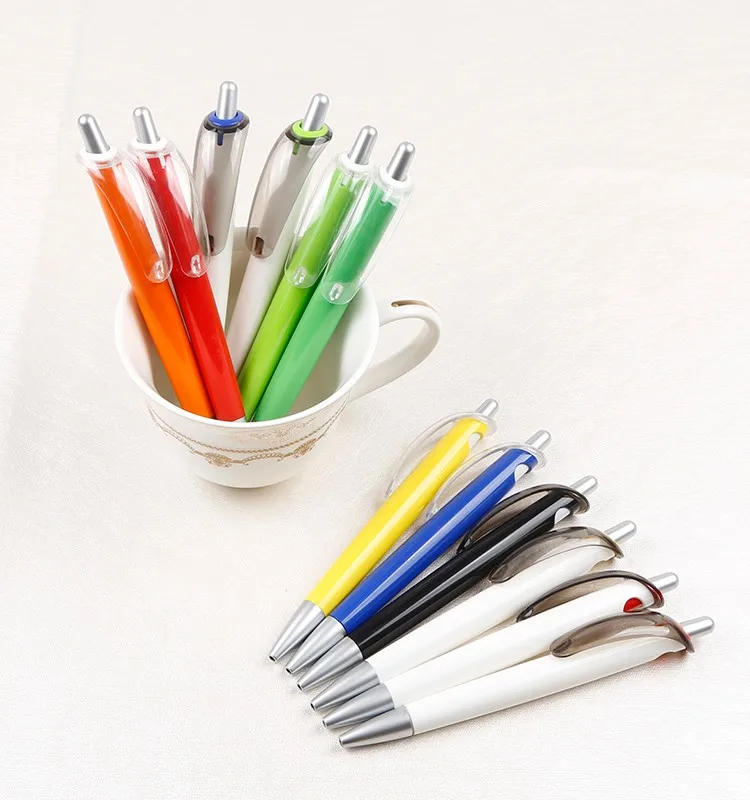 custom cheap ball pen imprinted promotional plastic ballpoint