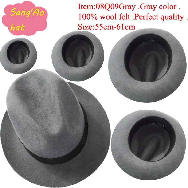 wholesale Men wide brim fedora hat