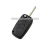 Flip Remote Key Shell For Fiat Punto Ducato Stilo Panda Folding Auto Key 3 Button Black