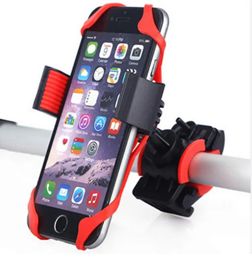 

Scooter Accessoris Silicone phone holder for bike M365 scooter phone mount, Black;red