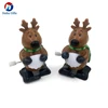 Hot Sale Injection Molding Christmas Cartoon Santa Claus Moose Plastic Wind Up Toys