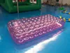 ST-WP608 transparent pink inflatable mat cushion for rest or floating