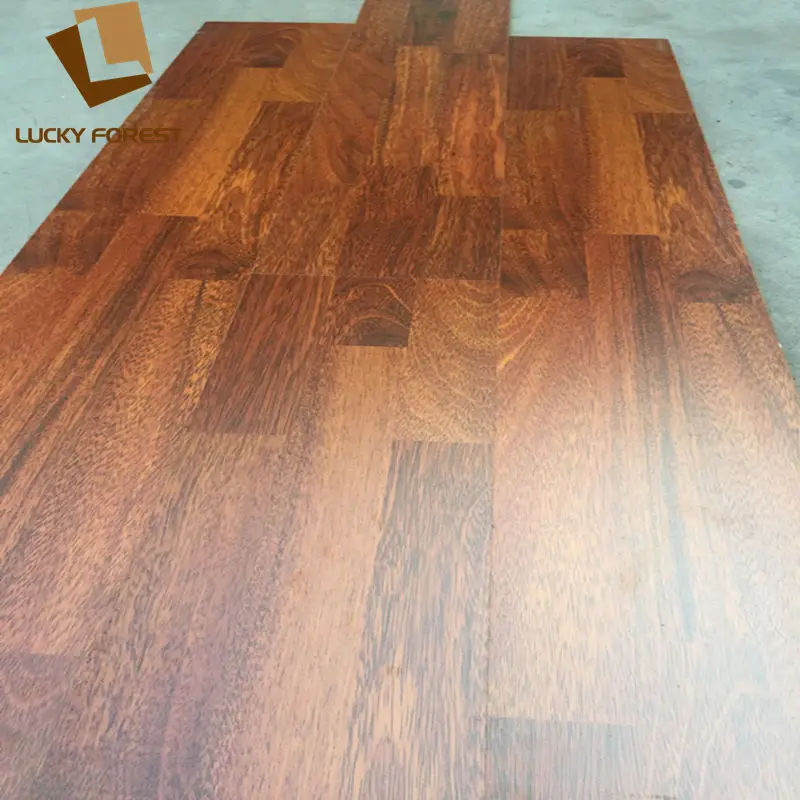 Easy Lock Merbau Wood Texture Surface Euro Click Laminate Flooring