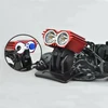 JEXREE factory XML2-T6 led bike bicycle light X2 powered by 4X18650 battery in pack