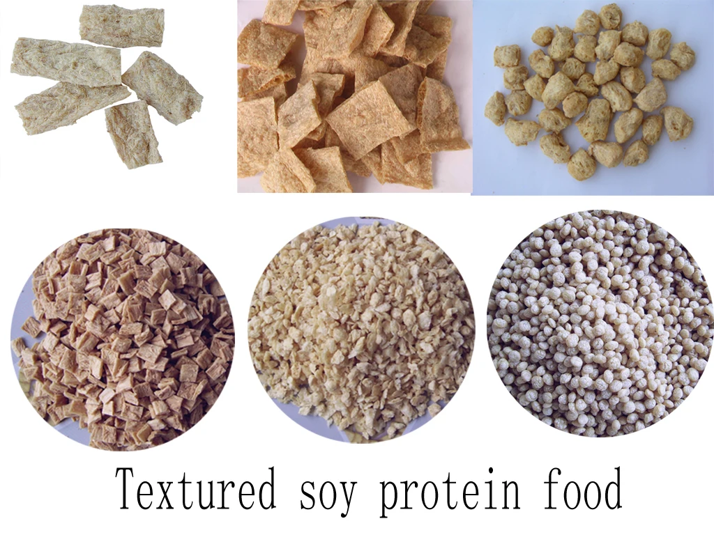 Raw materials: low temperature soy flour, gluten, isolate protein, wheat, f...