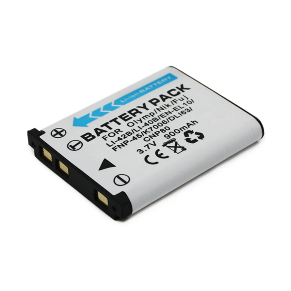 900mAh Li 42B Li42B Li 40B Li40B Digital Camera Battery For Olympus U700 FE230 FE250 FE340