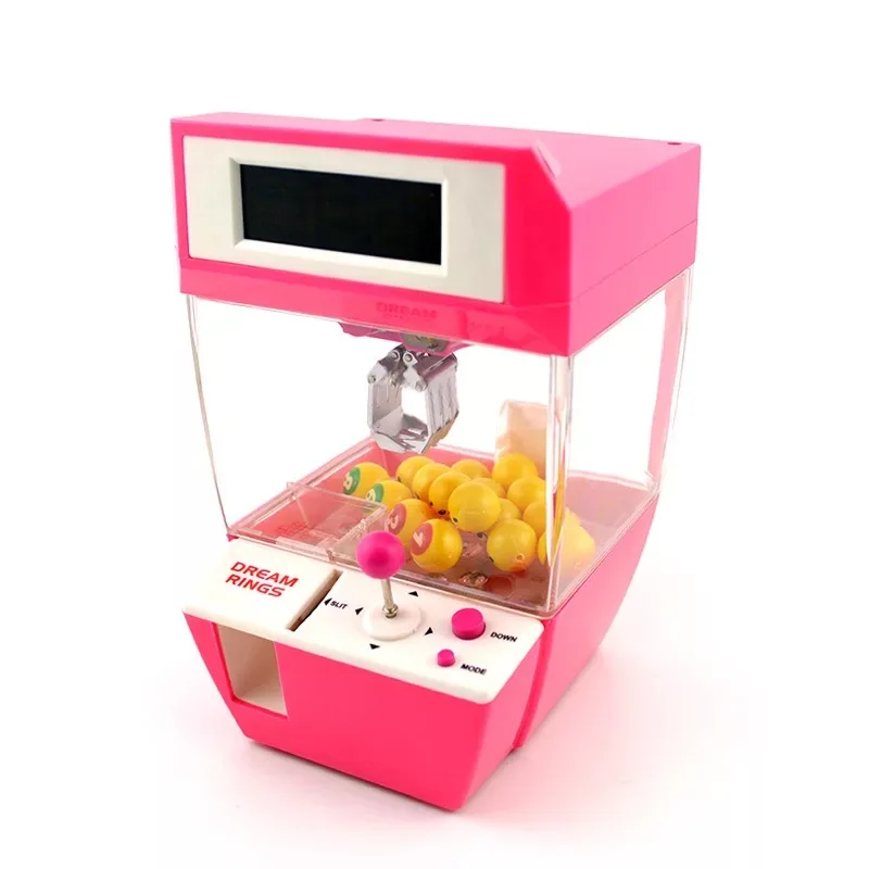 

Creative multifunctional toy grabber alarm clock student children lazy game electronic clip doll machine home gift