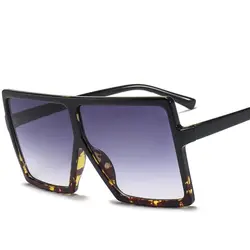 HBK 2019 Sexy Oversized Pilot Sunglasses Women Sha
