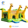 Giraffe bounce House Combo Bouncy Castle With Slide house art panels for sale