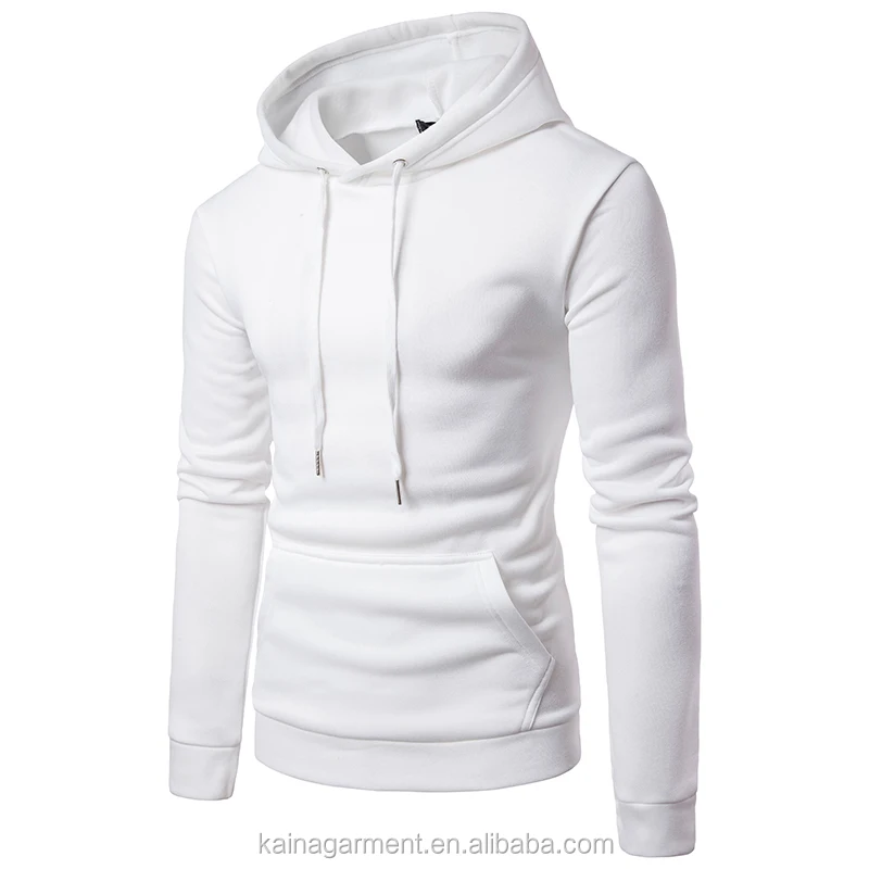 100 Cotton Private Label Basic Sweatshirts Bulk Wholesale White Hoodie ...
