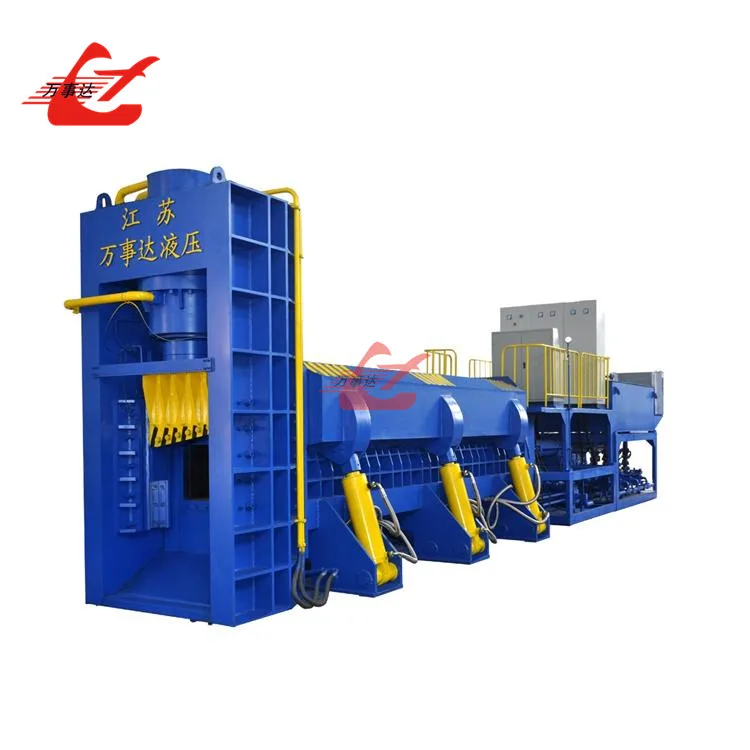 
630Ton Customized hydraulic scrap metal car body shear baler Heavy Scrap Steel Shearing machine For Sale 