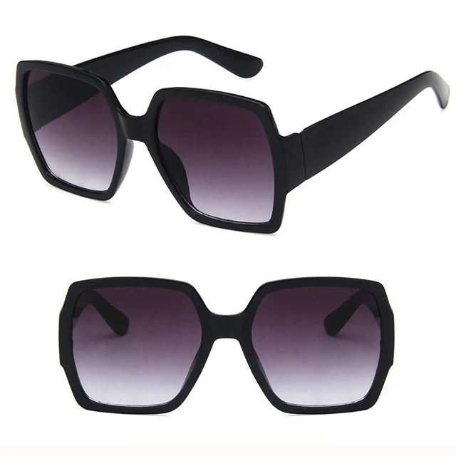 

DLL97010 Fashion Large Frame Sunglasses Colorful Bling Vintage Sun Glasses