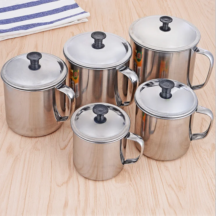 

factory wholesale high quality stainless steel travel stainless steel tea cup with lid