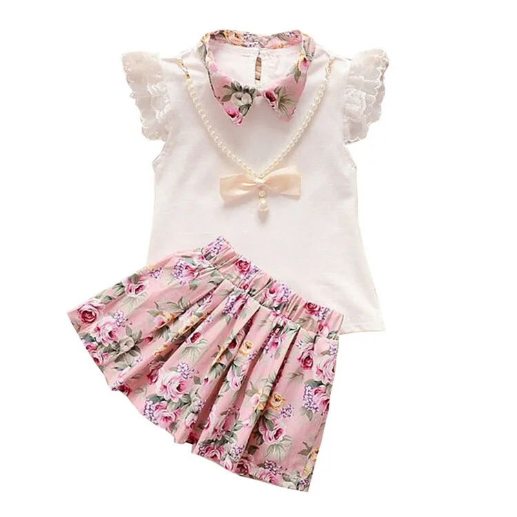 

kid clothing baby girls summer clothing dress sets baby clothing, As picture