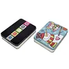 Custom tin cans for food packaging/tin can printing machine/square tin can