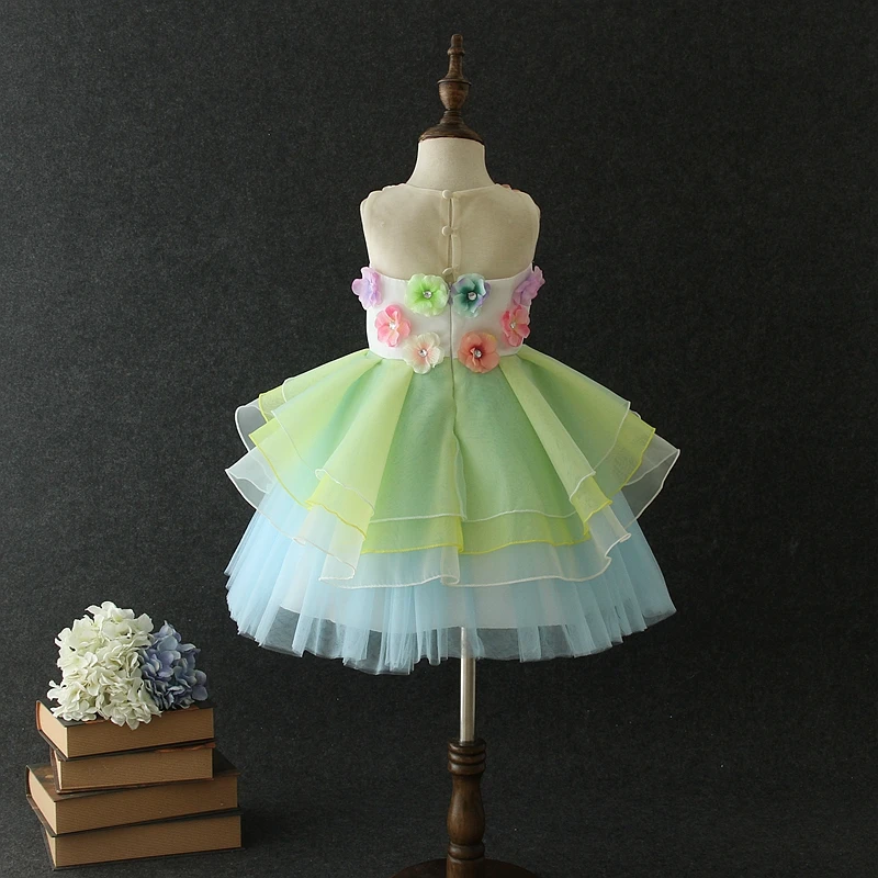 2023 New Design Baby Dress Several Color Girls Party Dress Flower Girl