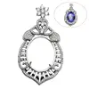 Beadsnice ID30693 925 sterling silver settings 54.5x30mm fit 25x19.5mm oval jewelry accessory blank pendant base bezel