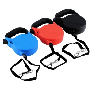 Image of Best 8M 24 Feet Retractable Dog Leash Automatic One Hand Pet Training Leash for Large Dogs