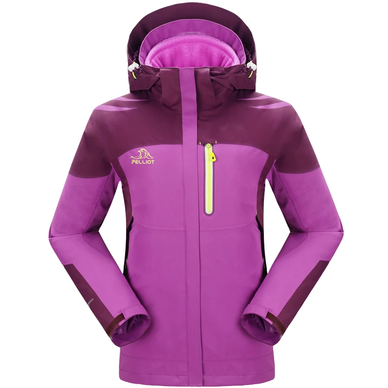 

Pelliot Children's Clothing Outdoor Waterproof Breathable Winter Kid Jackets, Orange;rose red;blue;beige;light blue;purple