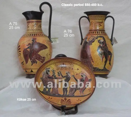 Kilikas Vases 25cm Buy Greek Ceramics Hellenic Ceramics Museum