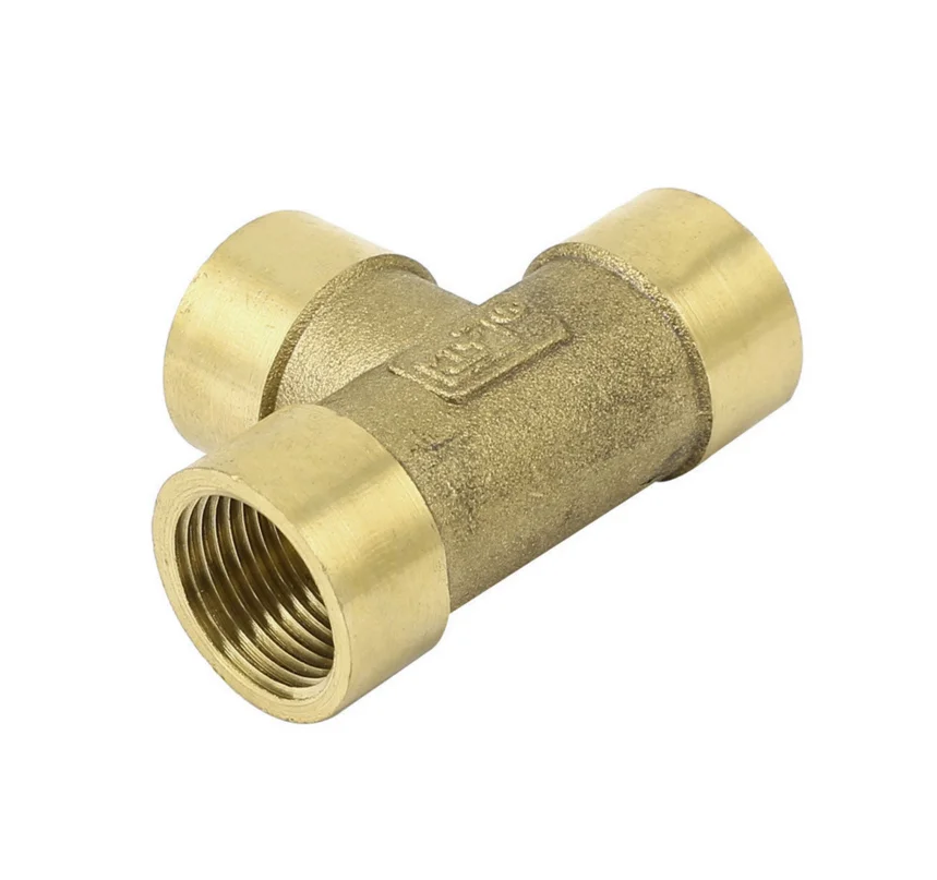 Details about   Brass Female Tee Cross BSP Coupler Connector Fitting Adapter 1/8" 1/4" 3/8" 