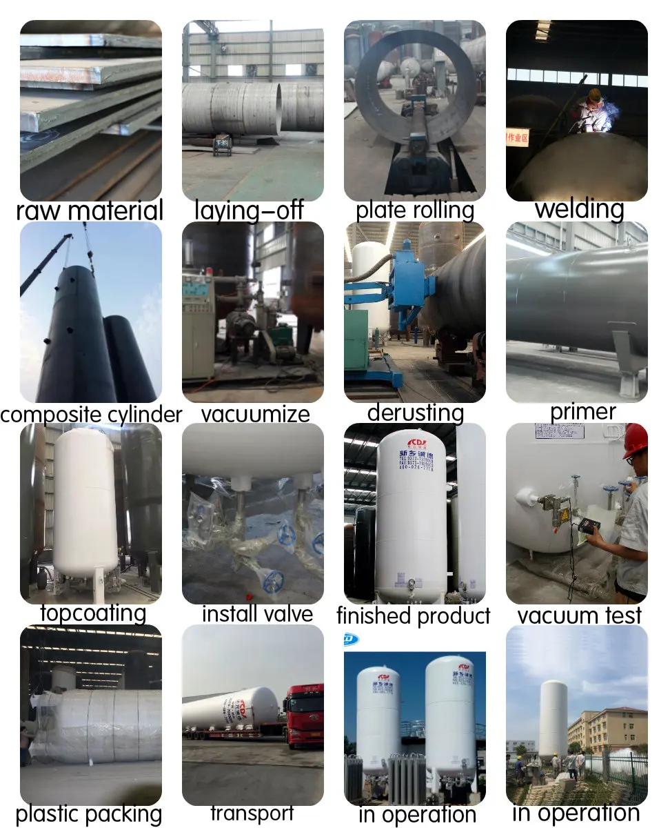 New Vertical 30m3 Cryogenic Liquid Nitrogen Tank Price Factory