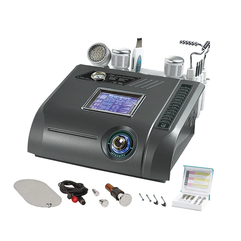 

6 in 1 no needle mesotherapy diamond microdermabrasion diamond peel machine manufacturer NV-E6, Black