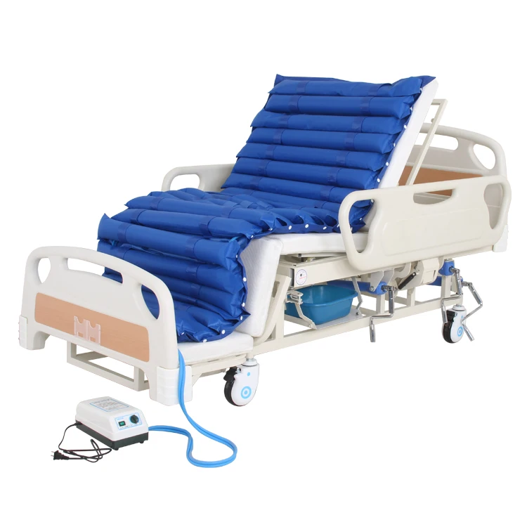 
Factory 3 Functional adjustable ABS guardrail clinic medical patient hospital bed 