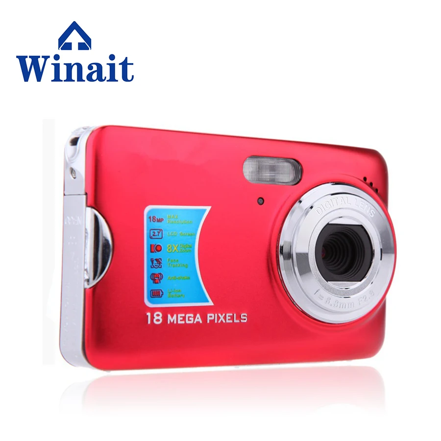 

Top Max fashion18MP digital camera with 2.7 TFT LCD Display 8X Digital Zoom DC-500FE disposable camera 32G card camera digital, Black;blue / green;red / pink;silver / gray;white;yellow / gold