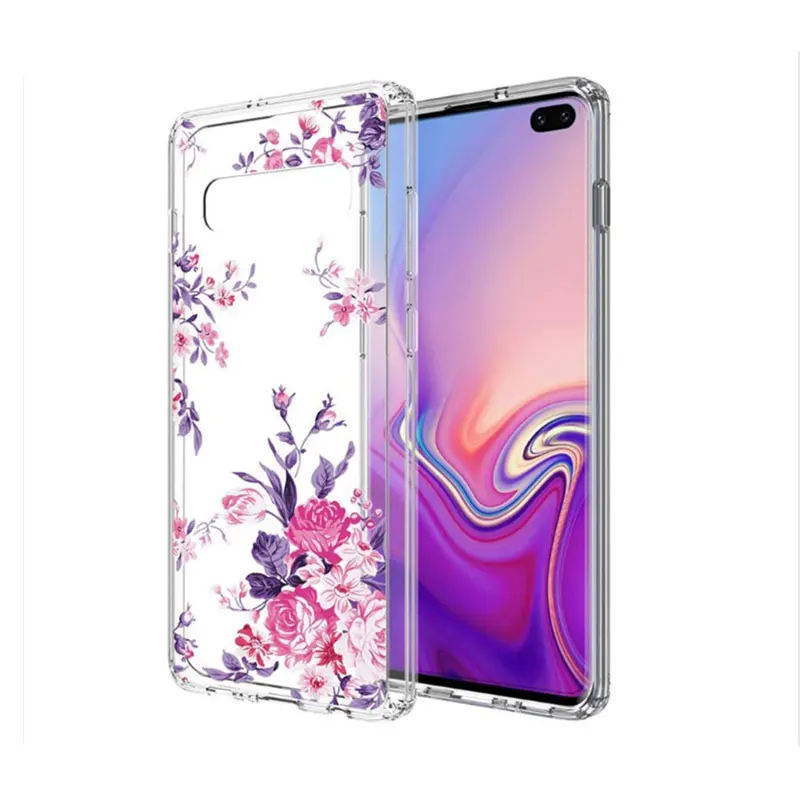 

Free Shipping New Arrivals 2019 Soft Transparent Anti-Scratch PC Cover Phone Case Printer for Samsung Galaxy S10 Plus