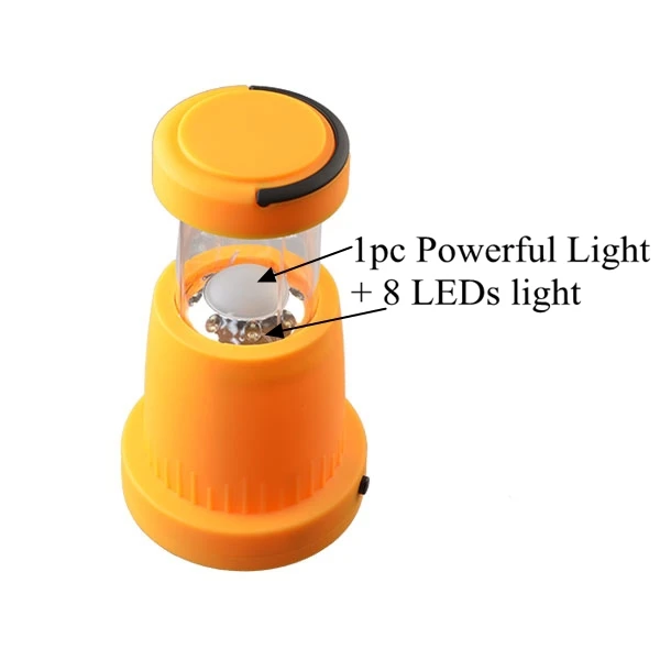 Camping LED Lamp Plastic Telescopic LED Camping Lantern Power LED Lantern