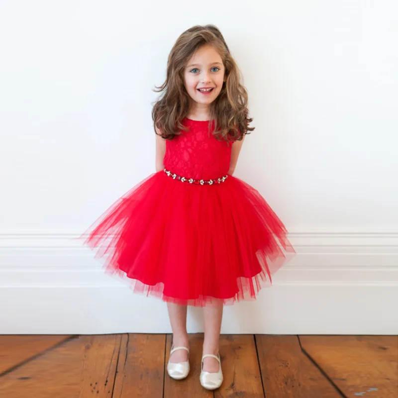 Baby Girl Dress In Red Color- Baby Girl Dress In Red Color ...