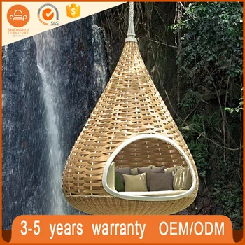 Cozy Brown Single Seat Outdoor Indoor Rattan Wicker Cone Hanging Swing Basket Chair Hanging From Ceiling Buy Hanging Indoor Swing Chair Outdoor