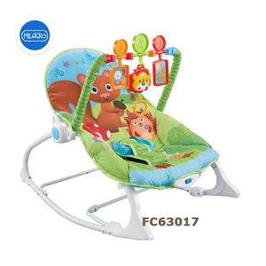 Image of Animal kingdom infant baby rocker bouncer vibrating chair with music vs fisher price