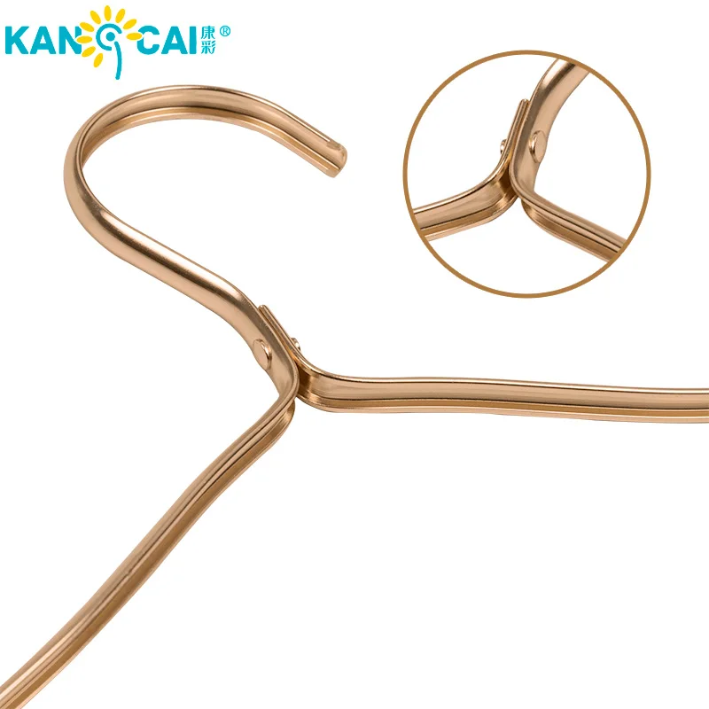 
Boutique strong gold wide shoulder notched coat hanger 