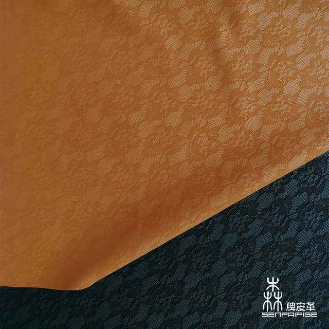 artificial lace and leather