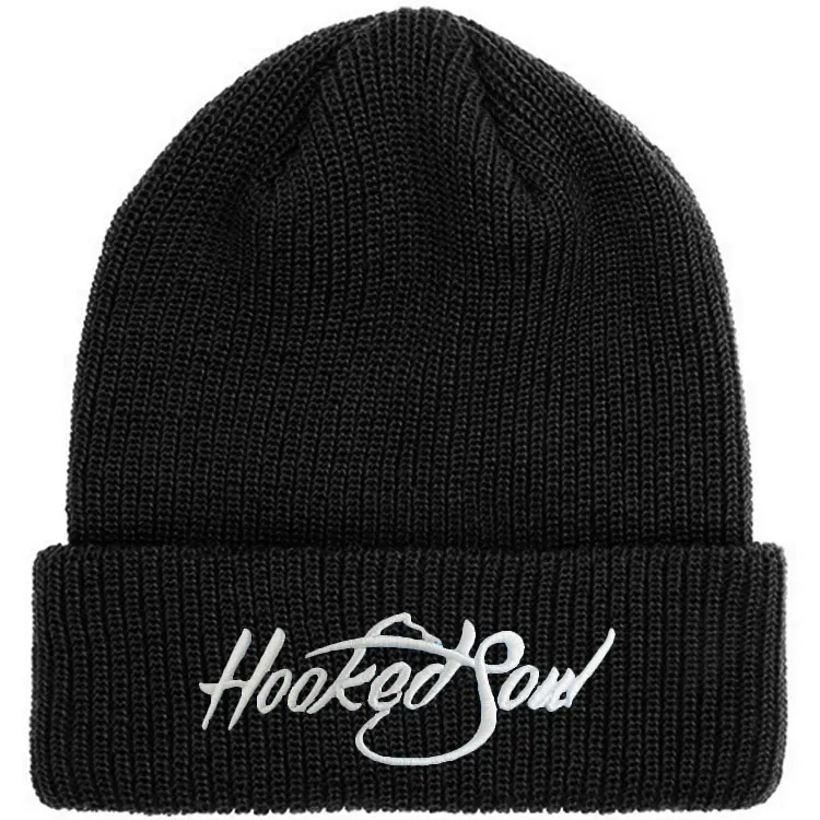 black knit hat