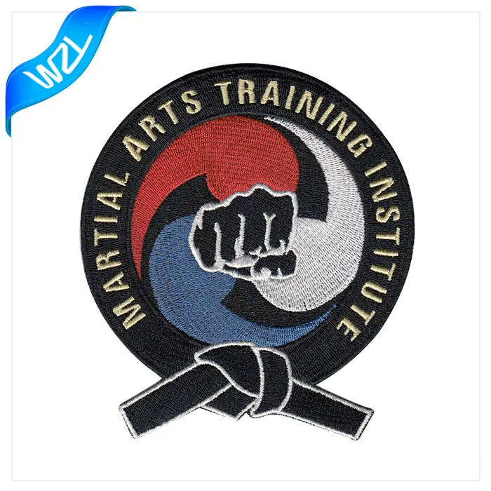 Custom Embroidered Martial Arts Patch No Minimum - Buy Martial Arts ...