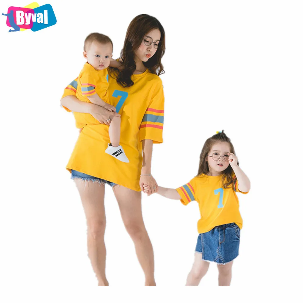 

100% Organic Cotton Baseball Tee Custom Family T-Shirts Wholesale Sports Tee for Adults and Kids Professional Tshirt Maker, Any color is ok
