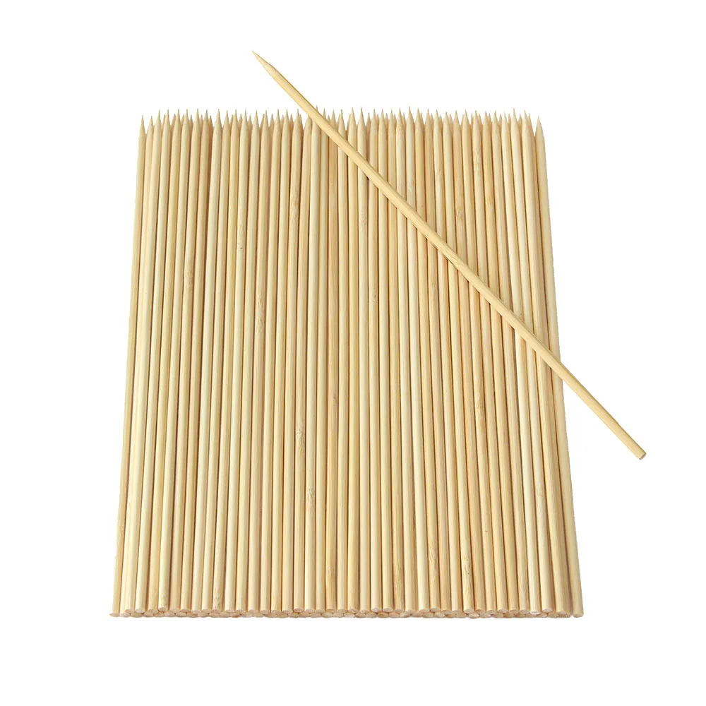 

Skewers Bamboo Barbecue Skewers 25cm Flat Disposable Bbq Sticks, Natural,green, brown, blue, black etc