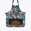 Wholesale Polyester Leather Patchwork Barber Apron