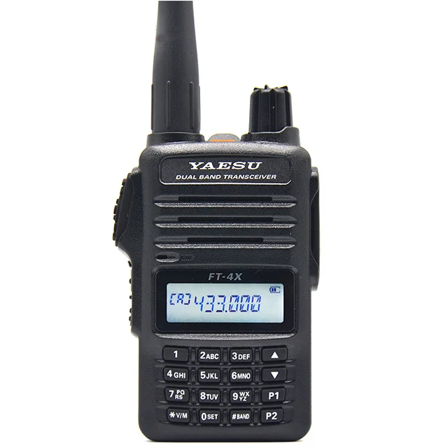 

Dual Band UHF VHF Two Way Radio YAESU FT--4XR Walkie Talkie Radio