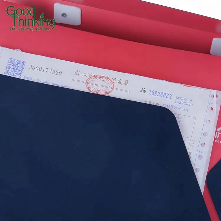 
A4 size office document wallet expanding file folder with handle,custom wallet eco-friendly school expanding file folder 