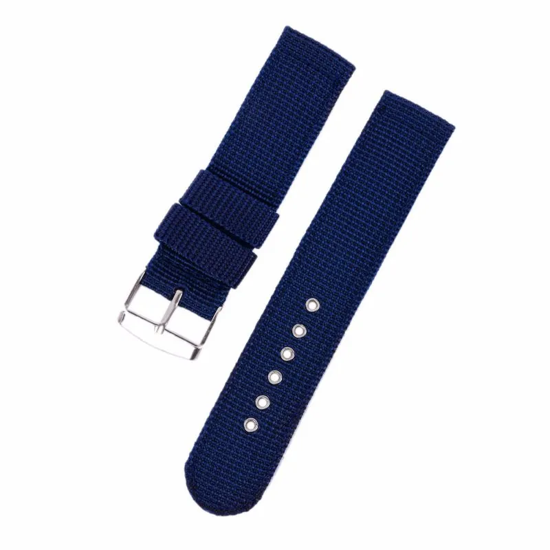 New Military Army Nylon Fabric Canva Wrist Watch Band Strap 18/20/22 ...