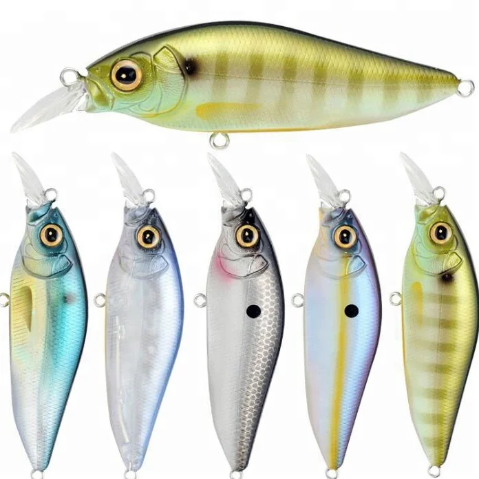 

Promotion crankbait deep diving plastic hard jerkbait square bill fishing lure minnow