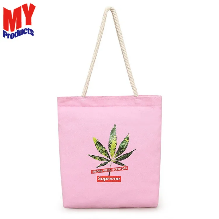 

Custom Printed Ladies Shoulder Bag Canvas Woman Tote Handbags, Color